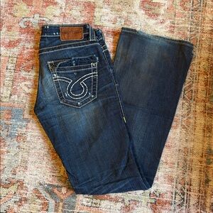 Big Star Dark Blue Straight Leg Jeans 26R